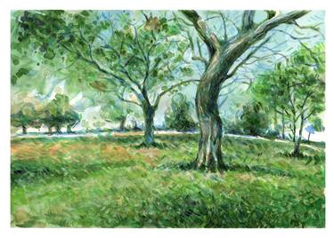 Original Impressionism Landscape Paintings by Federico Milano