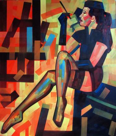 Print of Figurative Erotic Paintings by Piotr Kachny