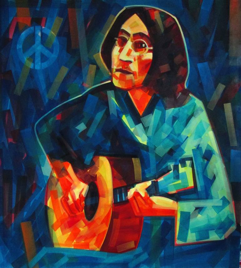 Original Conceptual Music Paintings by Piotr Kachny