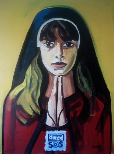 Original Pop Art Religious Paintings by Piotr Kachny