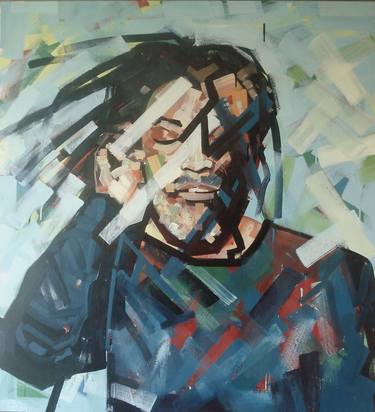 Original Abstract Expressionism Performing Arts Paintings by Piotr Kachny