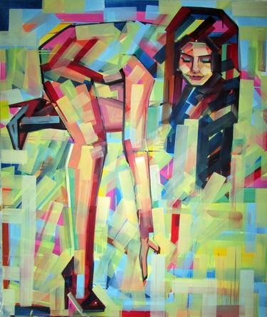 Print of Erotic Paintings by Piotr Kachny