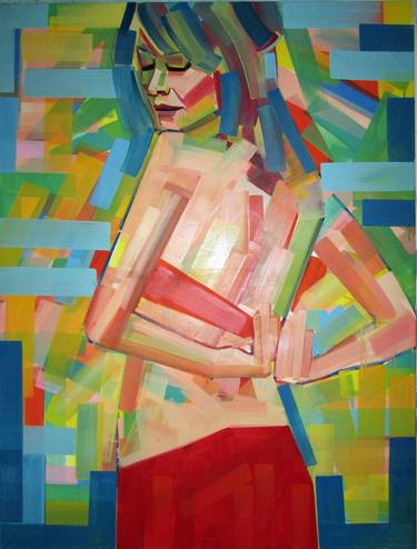 Print of Figurative Erotic Paintings by Piotr Kachny