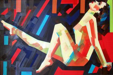Print of Cubism Body Paintings by Piotr Kachny