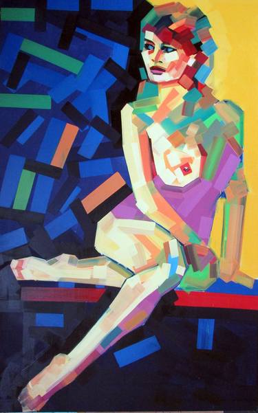 Print of Nude Paintings by Piotr Kachny