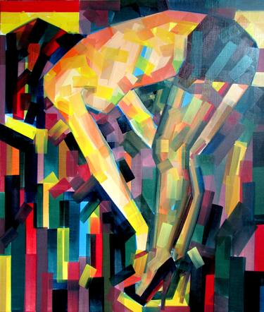 Print of Erotic Paintings by Piotr Kachny