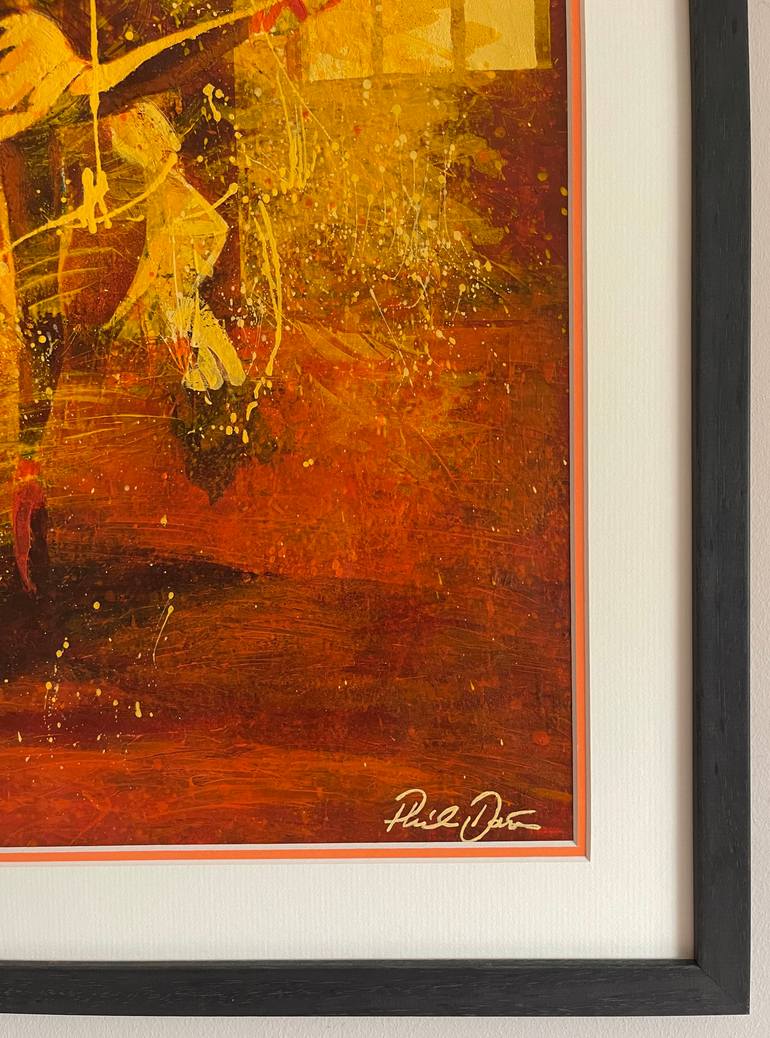 Original Abstract Expressionism Body Painting by Phil Davis