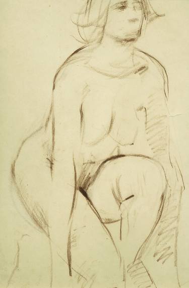 Print of Realism Nude Drawings by yafim gisser