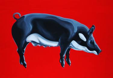 Original Surrealism Animal Paintings by Simone Berrini