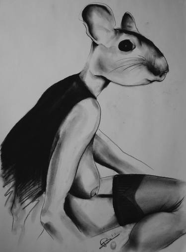 Print of Figurative Erotic Drawings by Simone Berrini