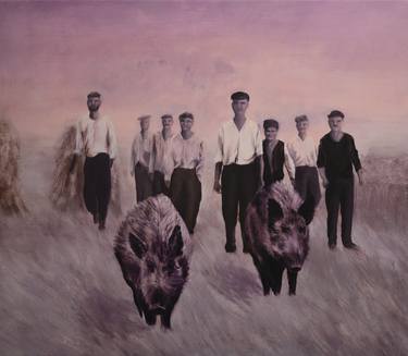 Print of Figurative Rural life Paintings by Sylwia Solak