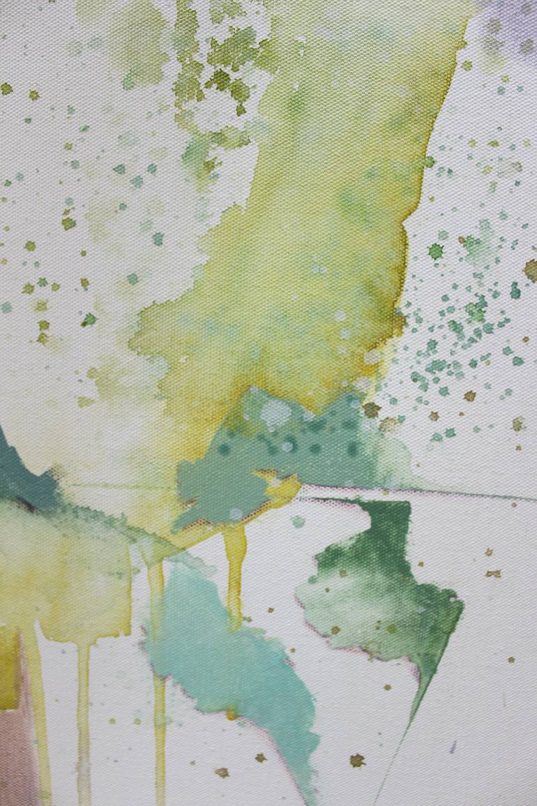 Original Abstract Floral Painting by Tarini Ahuja