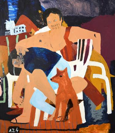 Original Figurative Animal Painting by Paulina Sanecka