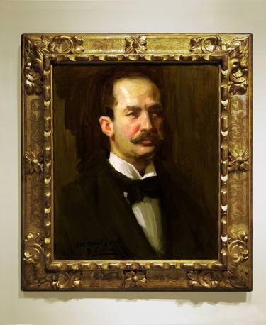 Original Portrait Painting by Alejandro Cabeza