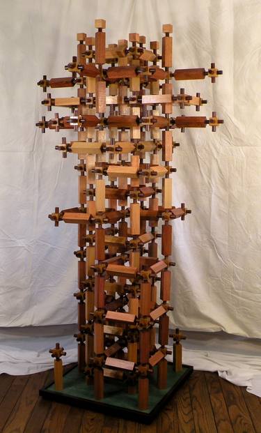 Original Abstract Architecture Sculpture by Dave Martsolf