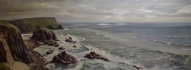 Original Realism Seascape Paintings by Bakos Tamas