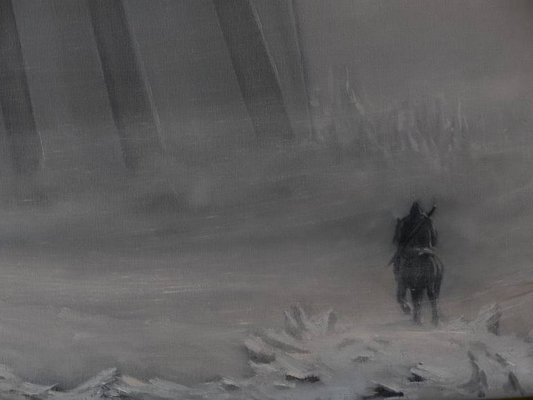Original Realism Fantasy Painting by Bakos Tamas