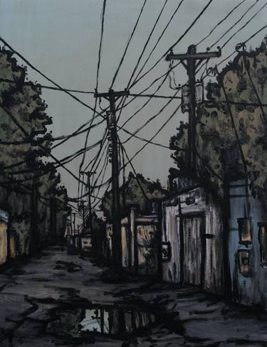 Original Realism Places Painting by Justin Scott
