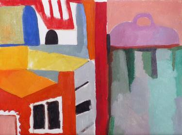 Original Expressionism Architecture Paintings by María Alcañiz Lorenzo