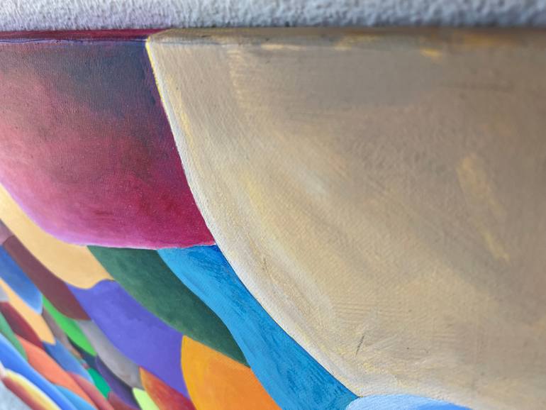 Original Conceptual Abstract Painting by Manolis Stratakis