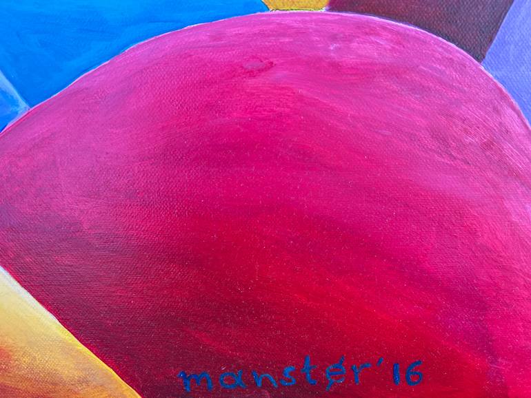 Original Conceptual Abstract Painting by Manolis Stratakis