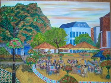 Original Impressionism Places Paintings by Arnold Gatdula