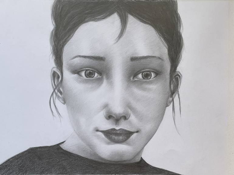 Original Portrait Drawing by Diana Vardanyan