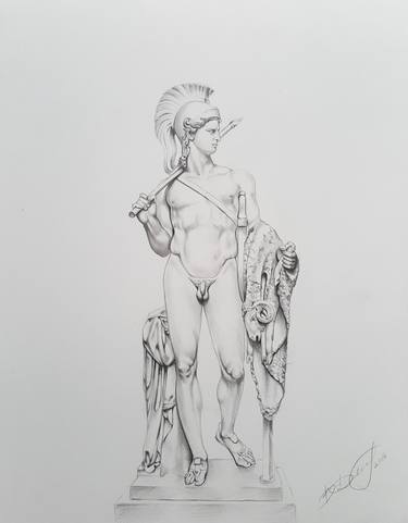 Print of Fine Art Classical mythology Drawings by Diana Vardanyan
