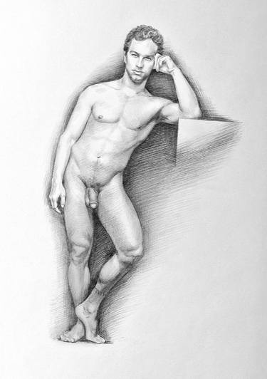 Original Fine Art Nude Drawings by Diana Vardanyan