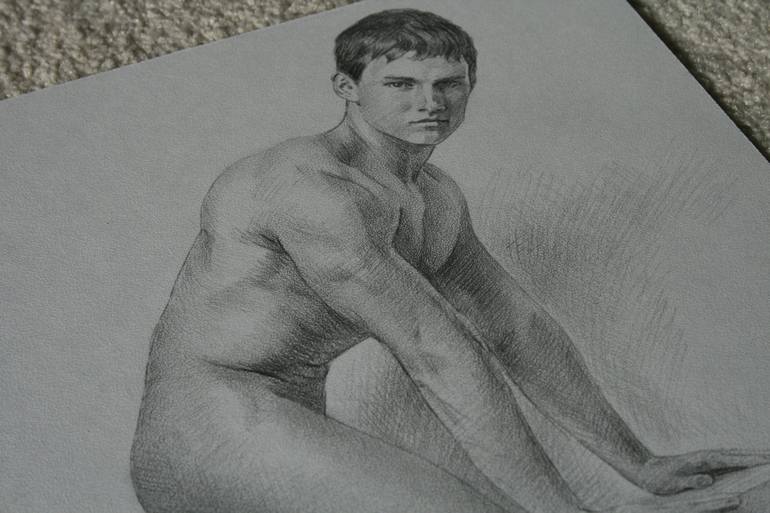 Original Body Drawing by Diana Vardanyan
