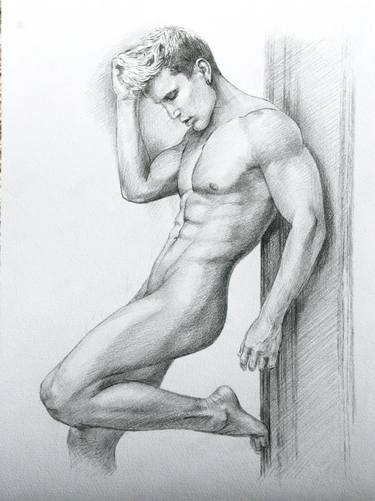 Original Fine Art Body Drawings by Diana Vardanyan