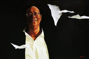 Original Portraiture Portrait Paintings by Denis Saunin