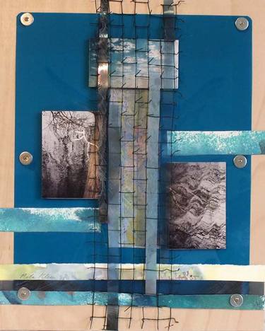 Original Abstract Collage by Rita Klein