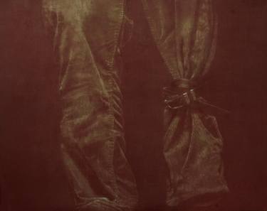 Original Figurative Mortality Painting by Manuel Antonio Rodriguez Puente