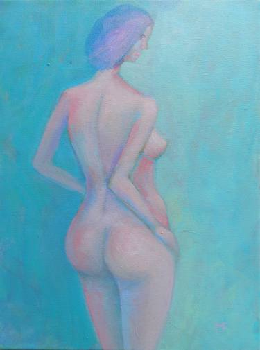 Original Nude Paintings by Muntean Floare