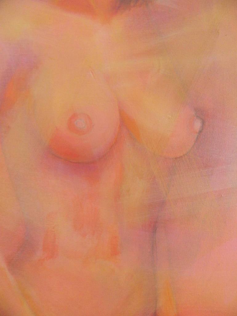 Original Figurative Nude Painting by Muntean Floare