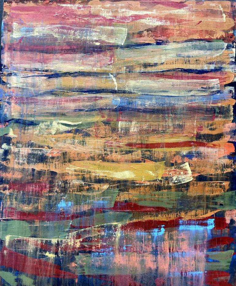 Original Abstract Painting by Francis Snyder | Abstract Expressionism Art on Canvas | Stones Throw