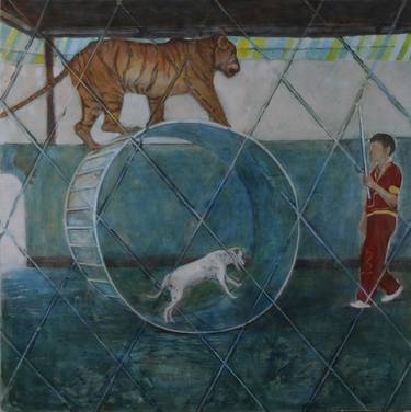 Original Realism Animal Paintings by ouyang qiu