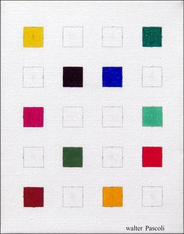 Saatchi Art Artist PASCOLI Walter; Paintings, “Colorful squares” #art