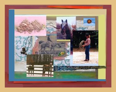 Horse + Rider Collage #2 thumb