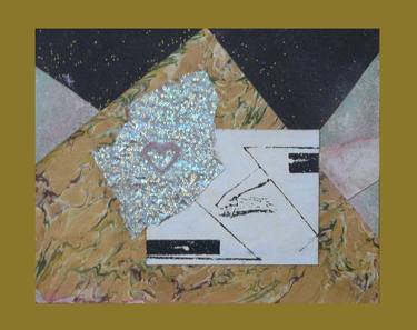 Original Abstract Geometric Collage by Mary Ann Leitch