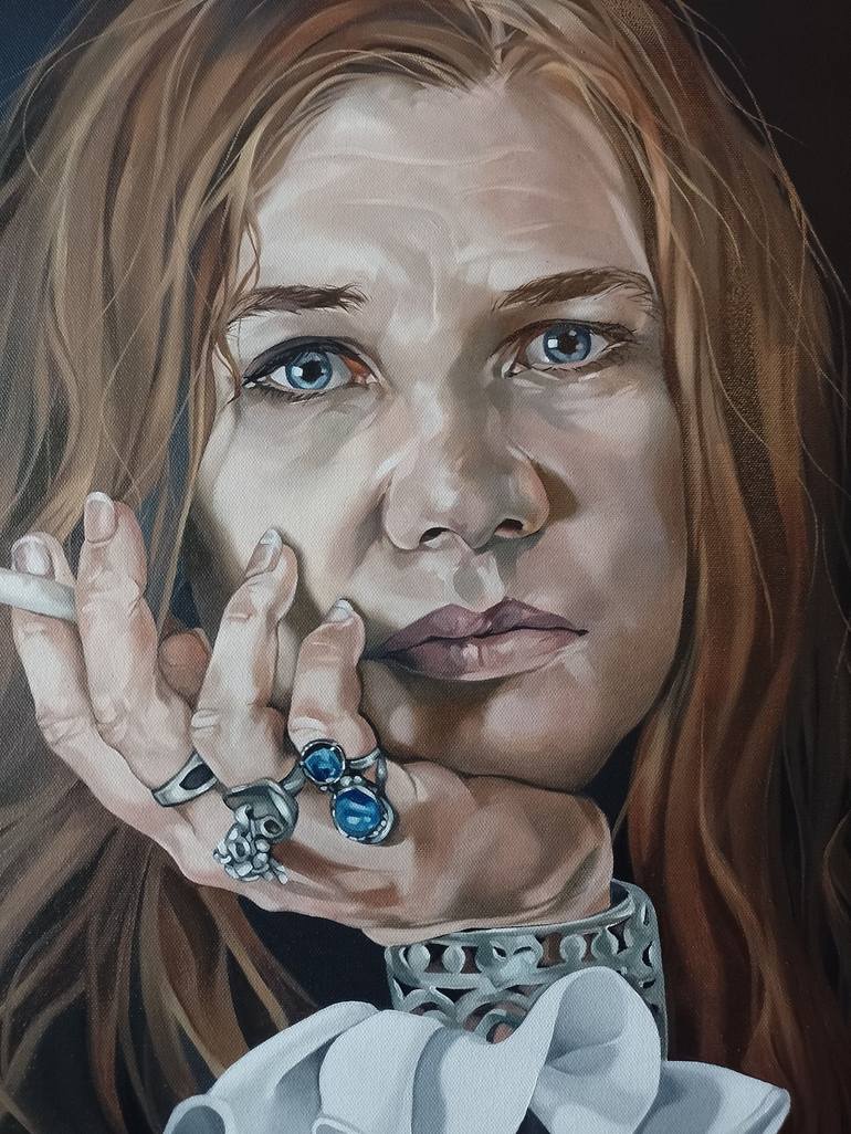 Original Contemporary Portrait Painting by Jo Beer