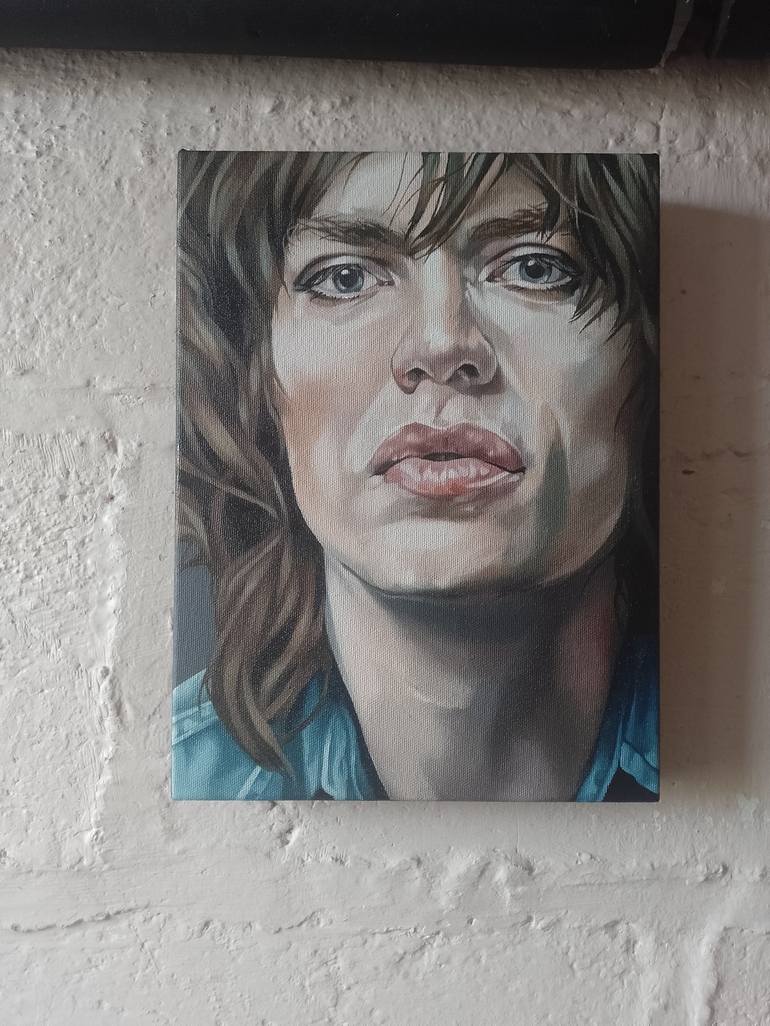 Original Contemporary Portrait Painting by Jo Beer