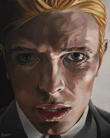 Bowie...presence. portrait by Jo Beer thumb