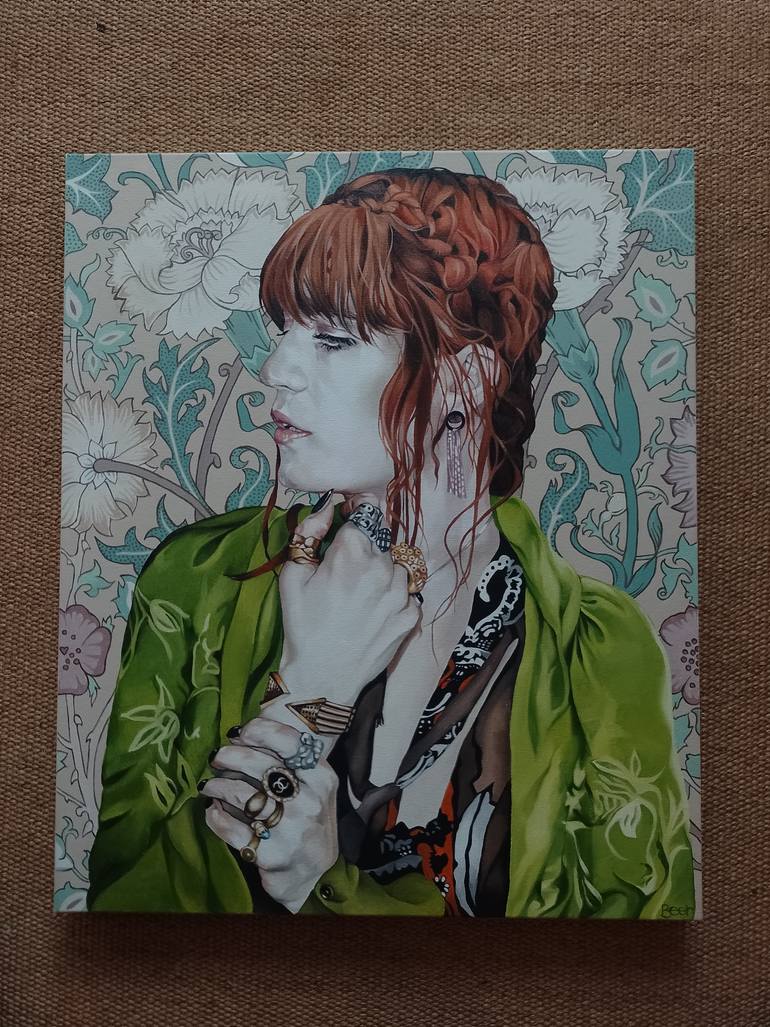 Original Realism Pop Culture/Celebrity Painting by Jo Beer