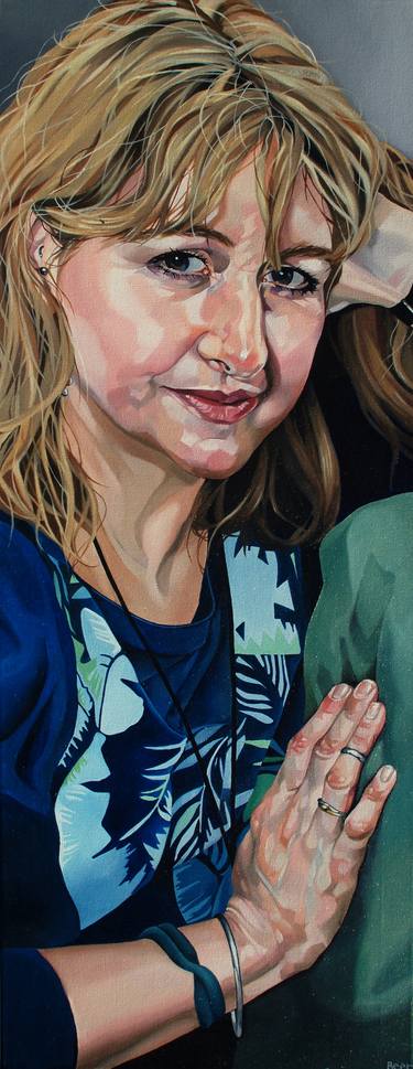 Original Figurative Portrait Paintings by Jo Beer