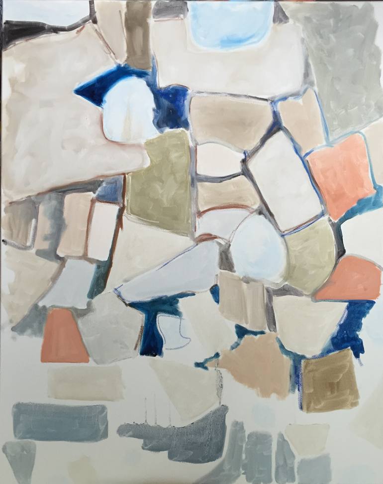 Original Abstract Expressionism Abstract Painting by Christophe Mercier