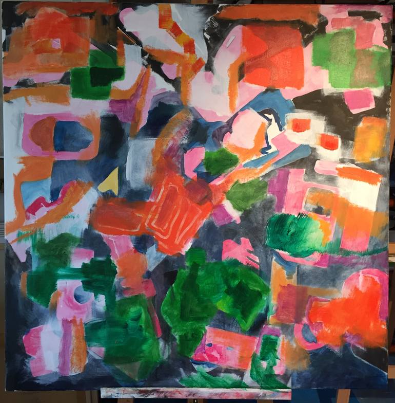 Original Abstract Painting by Christophe Mercier