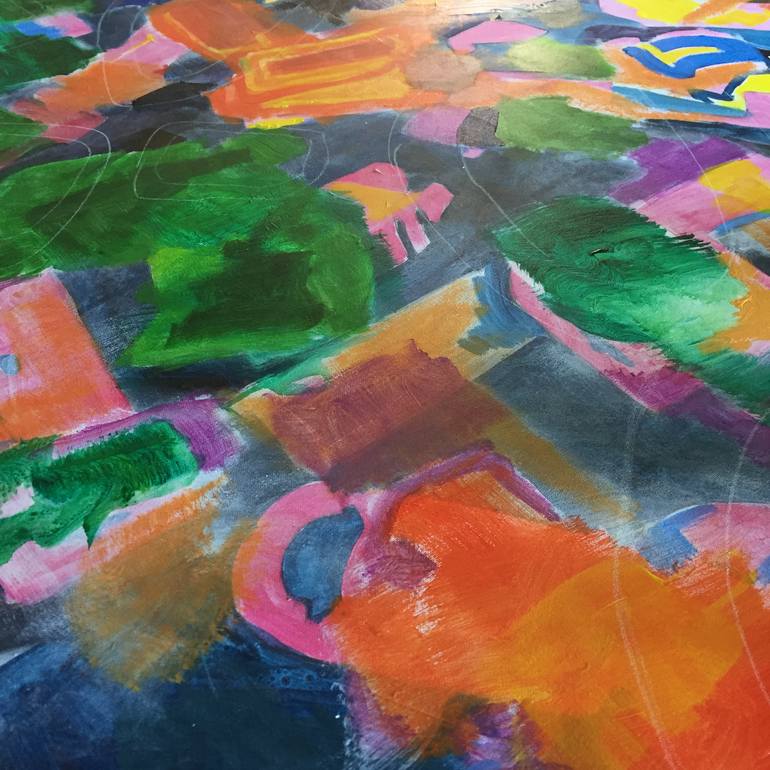 Original Abstract Painting by Christophe Mercier