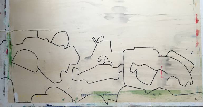 Original Illustration Landscape Painting by Christophe Mercier